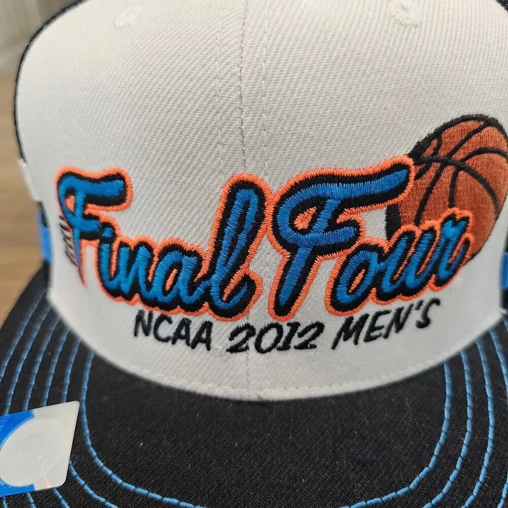 NCAA 2012 Mens Final Four Trucker Hat Cap Flat Bill Basketball Retro Streetwear